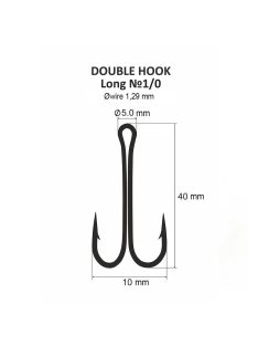 Kettes horog No. 1/0