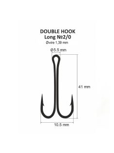 Kettes horog No. 2/0